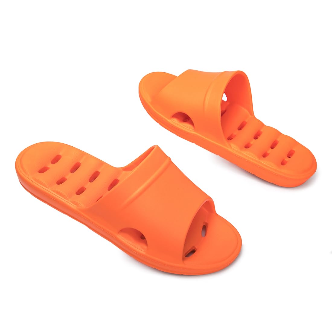 Luffymomo Women's Non-Slip Shower Sandals with Drainage Holes - Comfortable Bathroom Slippers for Spa, Poolside & Home Use