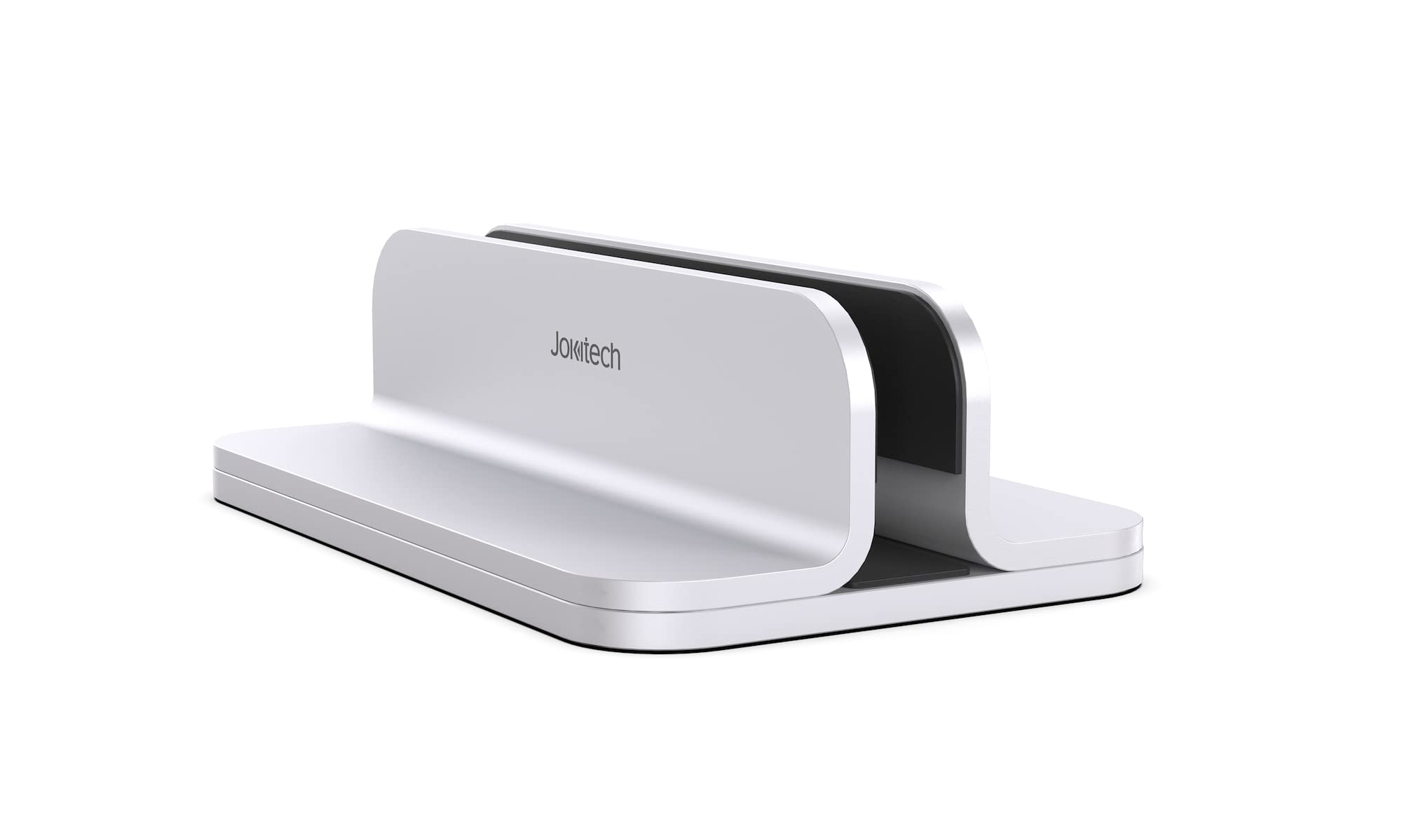 Premium Aluminum Laptop Stand - Adjustable & Sturdy Ergonomic Holder for MacBook Pro/Air, Mac Mini & iPad Pro (Silver) - Perfect for Home Office, Gaming & Workspace Setup