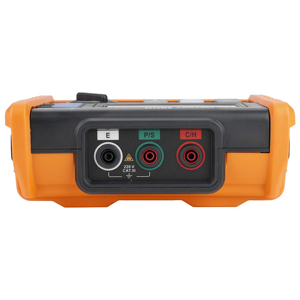 MS2302 Digital Grounding Meter Tester - 0-4K Ohm Resistance Measurement with 100 Groups Data Logging - Perfect for Electrical Safety Testing, Industrial Maintenance and Home DIY Projects