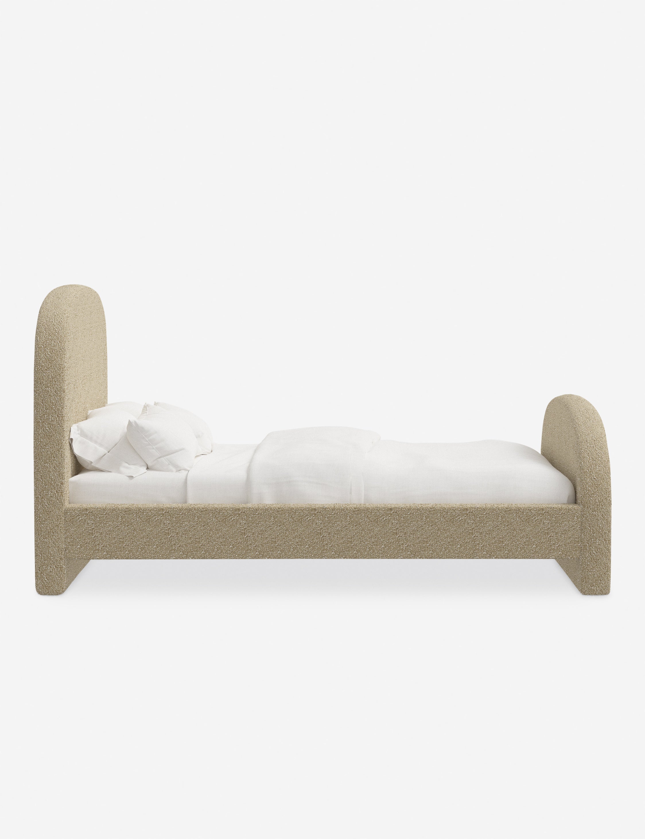 Stylish Bescond Platform Bed Frame - Queen Size Modern Minimalist Bedroom Furniture for Small Spaces | Perfect for Apartments, Dorms & Guest Rooms