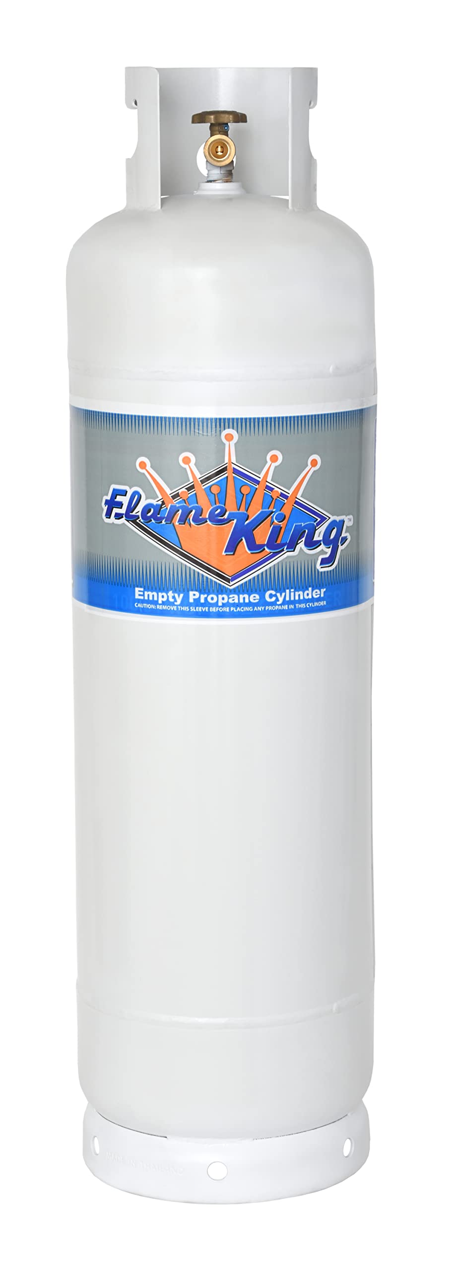 Flame King YSN60LB 60LB Refillable Steel Propane Tank Cylinder - RV, Camping, BBQ, Food Truck, Outdoor Cooking & Emergency Backup Gas Supply