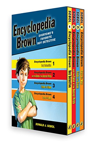 Encyclopedia Brown Box Set (4 Books) - Mystery Books for Kids Ages 8-12 | Fun Detective Stories for Young Readers | Perfect for Home Reading & Classroom Learning