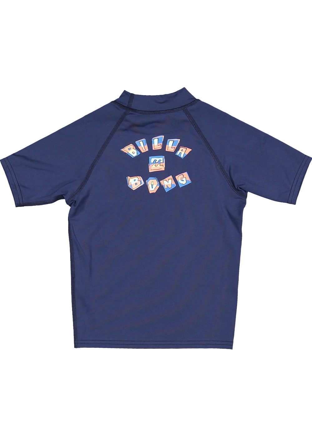 Billabong Groms Sharky Relaxed Fit Short Sleeve Rash Guard - UPF 50+ Sun Protection for Kids - Perfect for Swimming, Surfing & Beach Activities