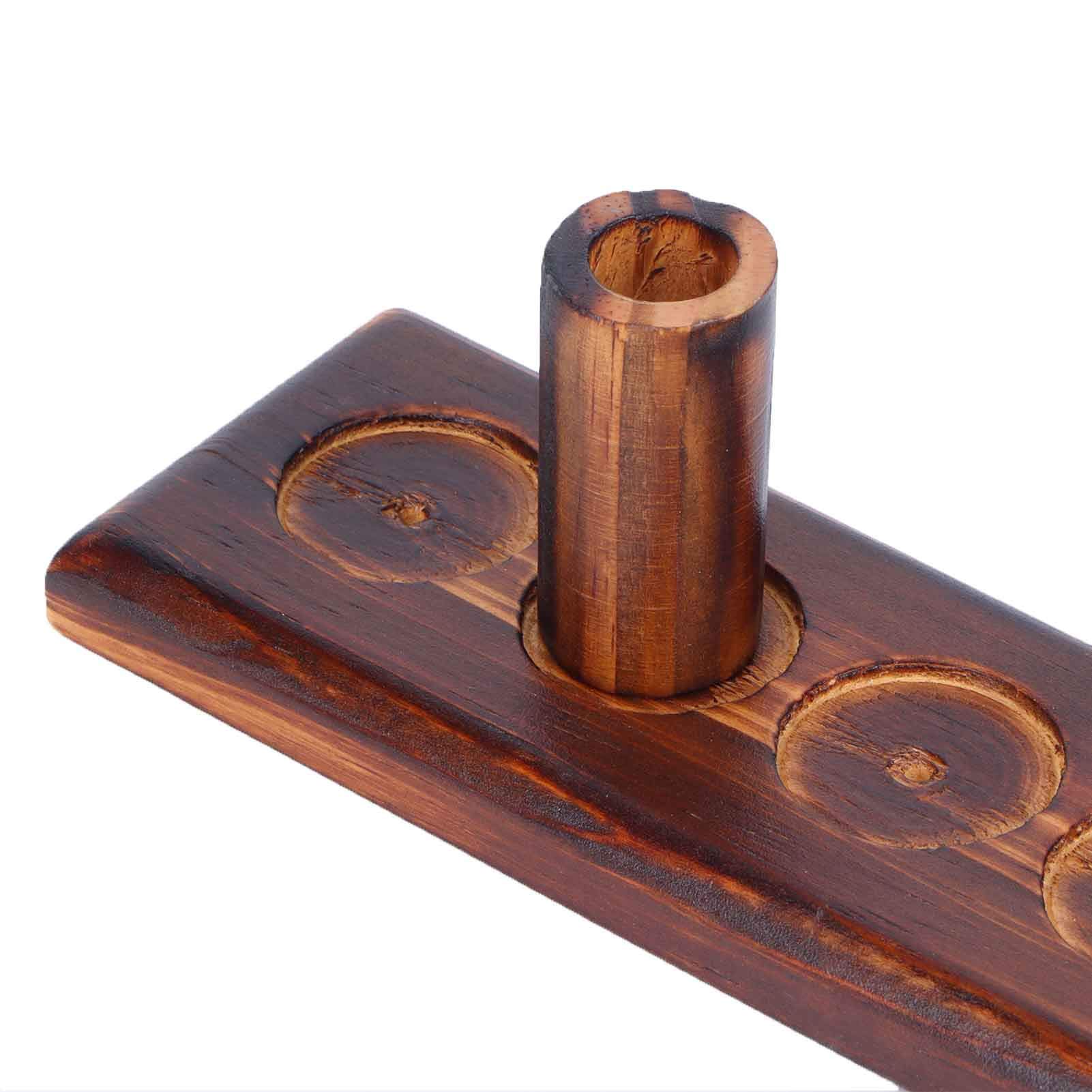 Wooden Hook and Ring Toss Game Set - Fun Outdoor & Indoor Throwing Game for Adults & Kids - Perfect for Home, Bar, Parties, Backyard, and Beach Gatherings - Includes 2 Hooks & Rings