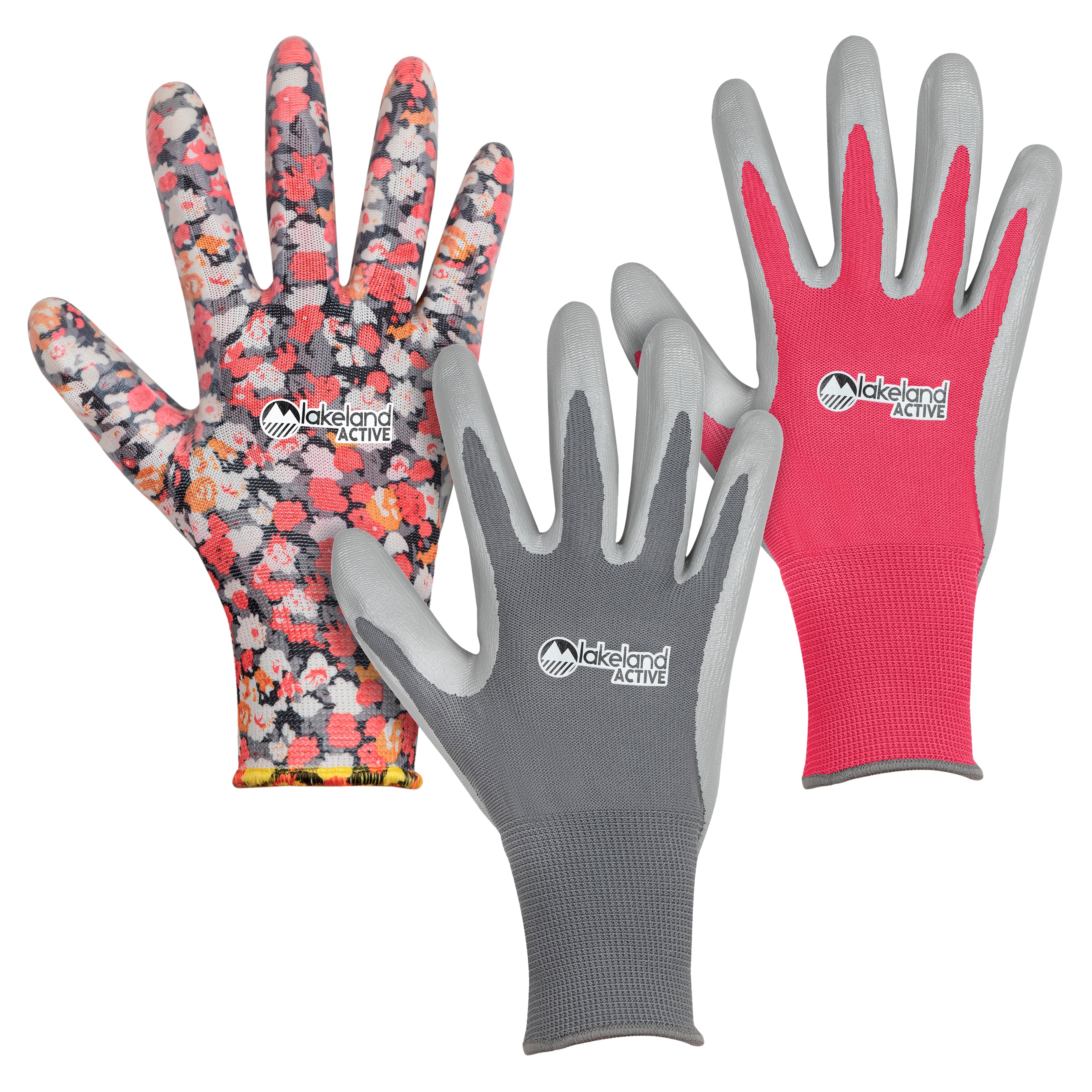 3 Pairs Durable Orton Weed & Seed Gardening Gloves for Women & Men - Breathable, Puncture Resistant - Perfect for Planting, Weeding, and Outdoor Yard Work