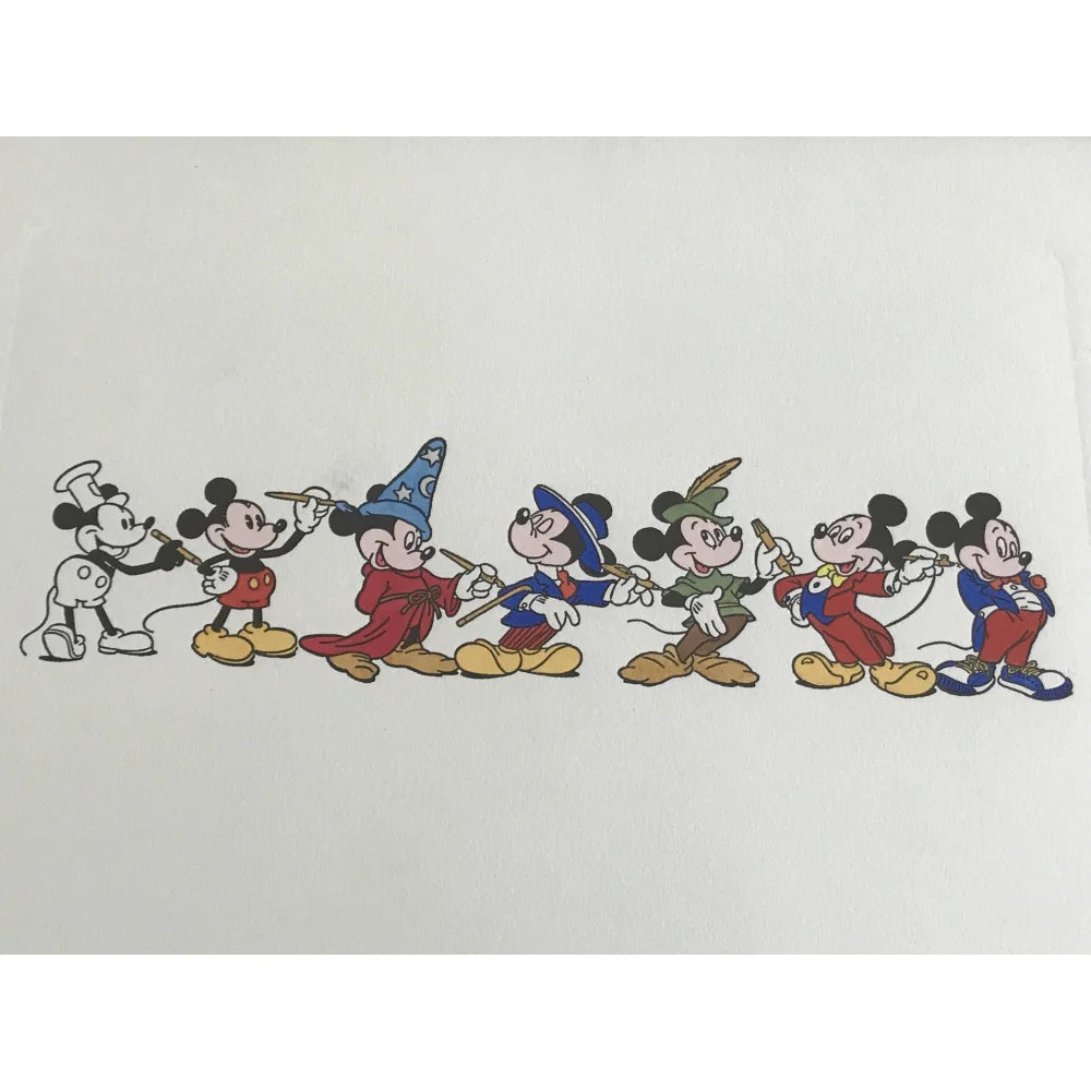 Authentic Mickey Mouse Framed 12x16 Etch Artwork by Sowa & Reiser - Limited Edition #/500 - Hand Painted Disney Collectible - Perfect for Home Decor, Disney Fan Gifts & Art Collections