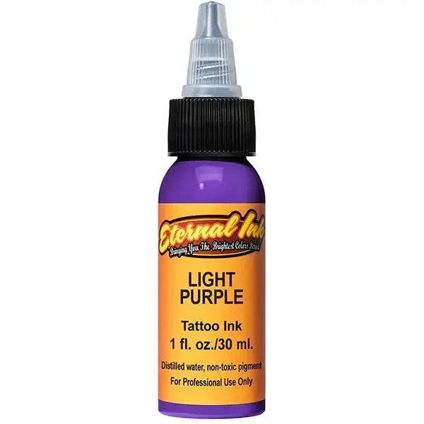 Light Purple Eternal Ink - Premium Long-Lasting Tattoo Ink for Professional Artists | Perfect for Tattoo Studios & Body Art