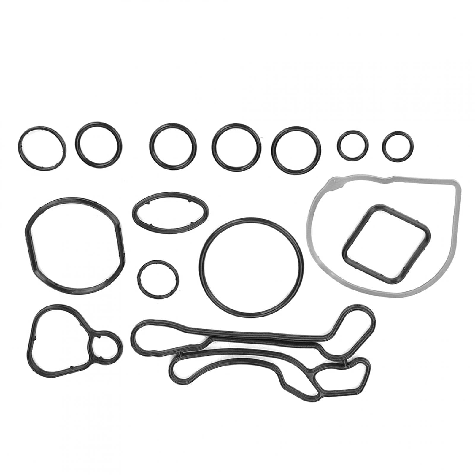 High-Quality Engine Oil Cooler Gasket Kit - 55354071 (15PCS) - Compatible with Chevy AVEO 2009-2011 Models - Perfect for Car Maintenance & Oil Cooler Replacement