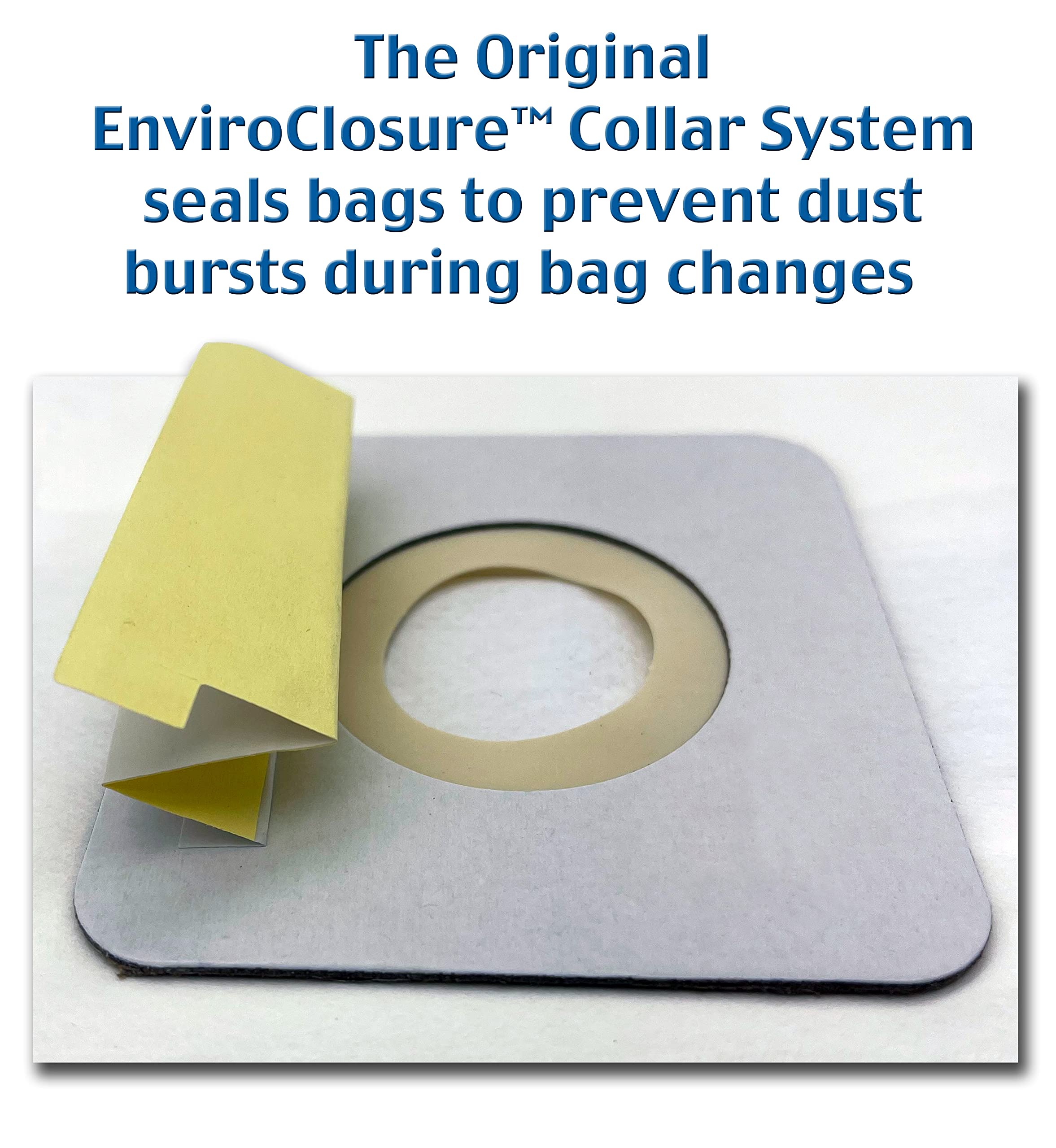 Envirocare Replacement Micro Filtration Vacuum Cleaner Dust Bags - 12 Pack Compatible with Eureka Style T Canister Vacuums | Ideal for Home Cleaning, Pet Hair Removal & Allergen Control