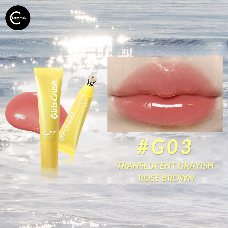 Crush Sunkissed Glow Hydro Wave Cooling Lip Gloss for Girls - Hydrating Shine & Plumping Effect - Perfect for Summer, Beach & Everyday Wear