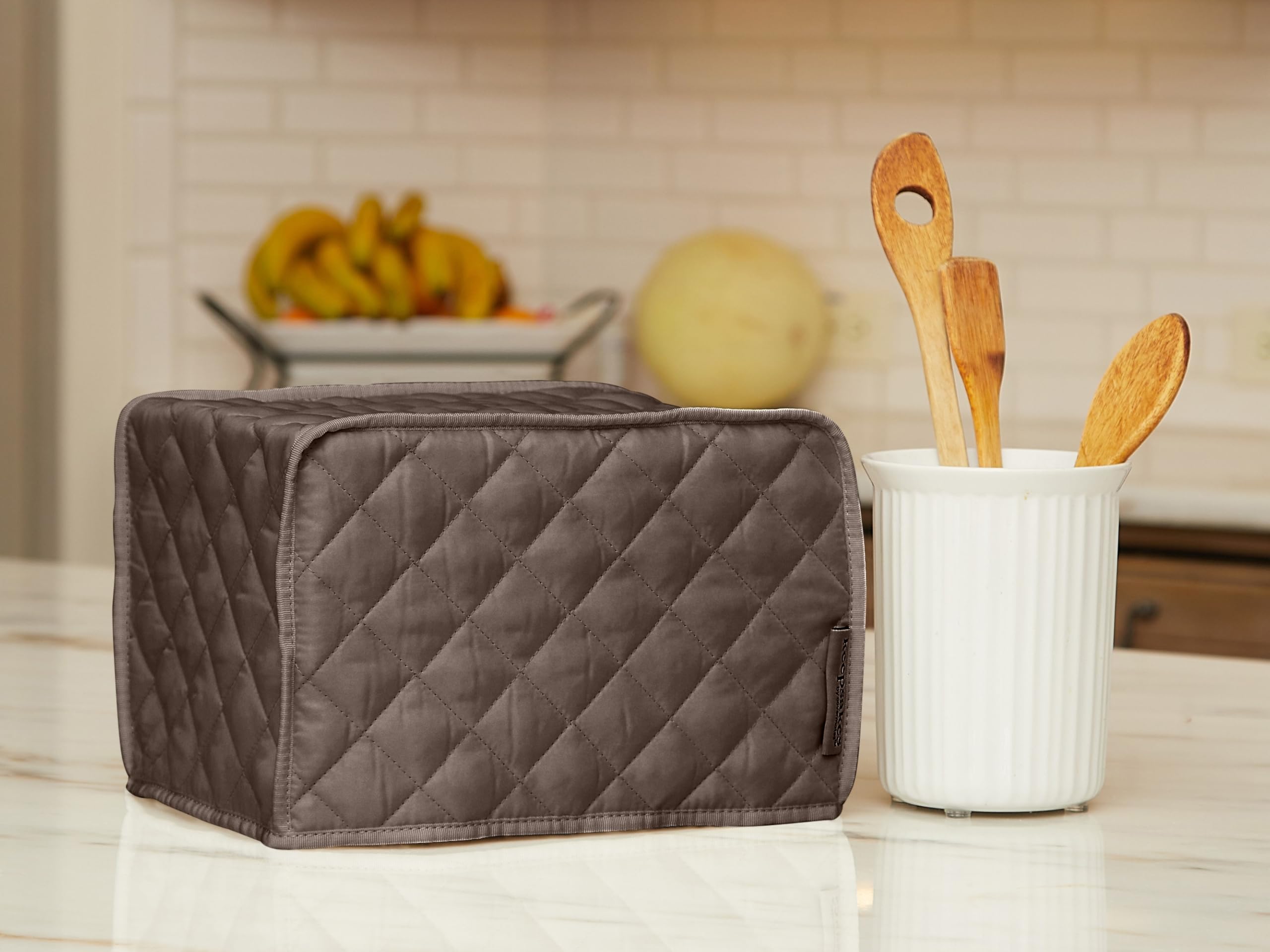 Slow Cooker Cover - Dust Protection & Stain Resistant Appliance Cover - Washable Bronze Kitchen Accessory - Perfect for Crock Pots, Food Warmers & Countertop Protection