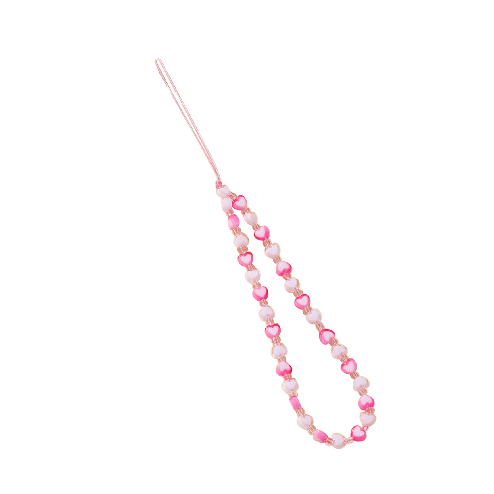 Colorful Beaded Phone Charm - Y2K Aesthetic Phone Lanyard with Multicolor Beads, Trendy Summer Beach Accessory for Women & Girls | Perfect for Vacation, Music Festivals & Everyday Use
