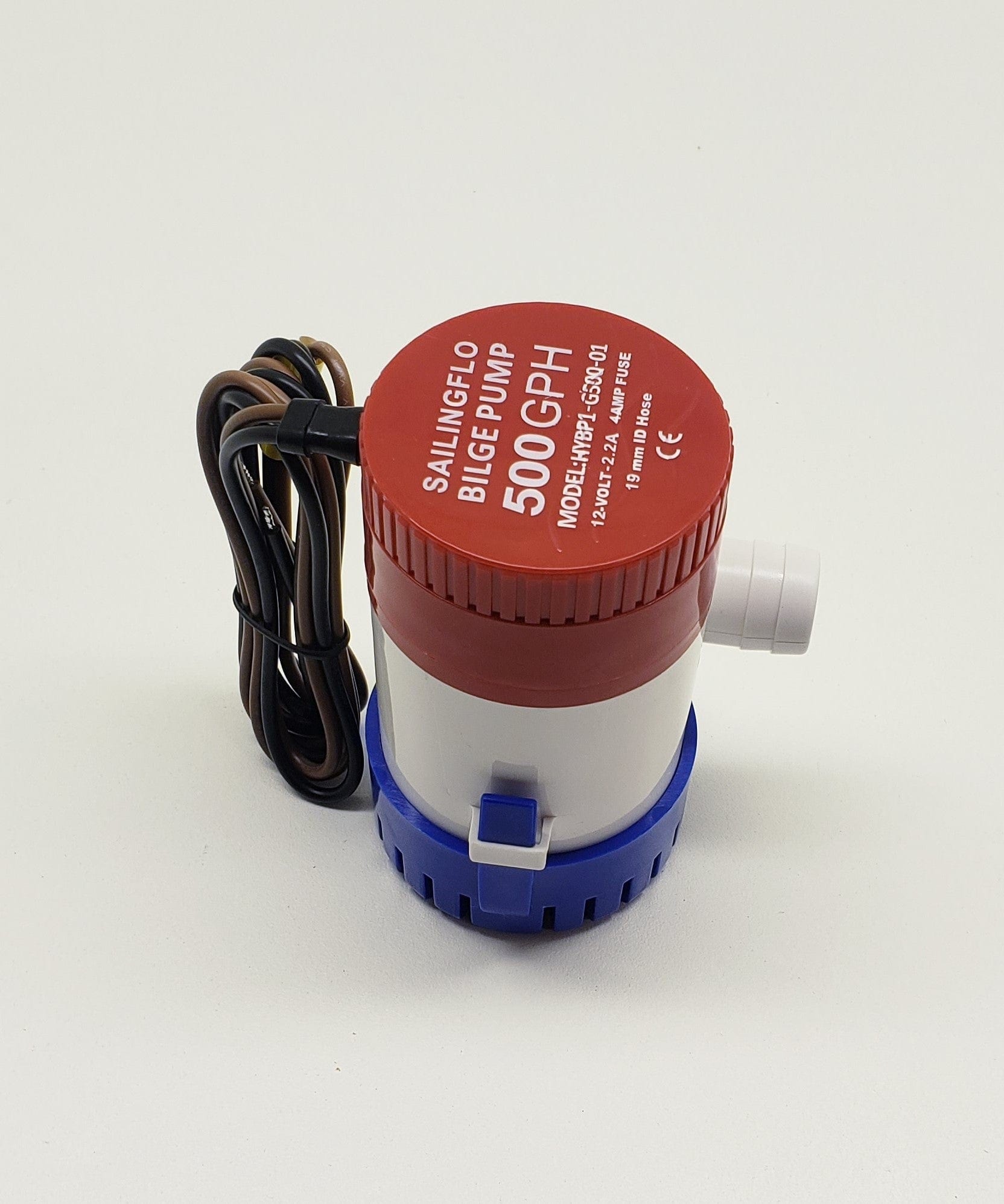 500 GPH Automatic Bilge Pump - Marine Boat Submersible Water Pump for Bilge, Fishing, and Small Boats | Ideal for Emergency Flooding, Rainwater Drainage, and Deck Cleaning