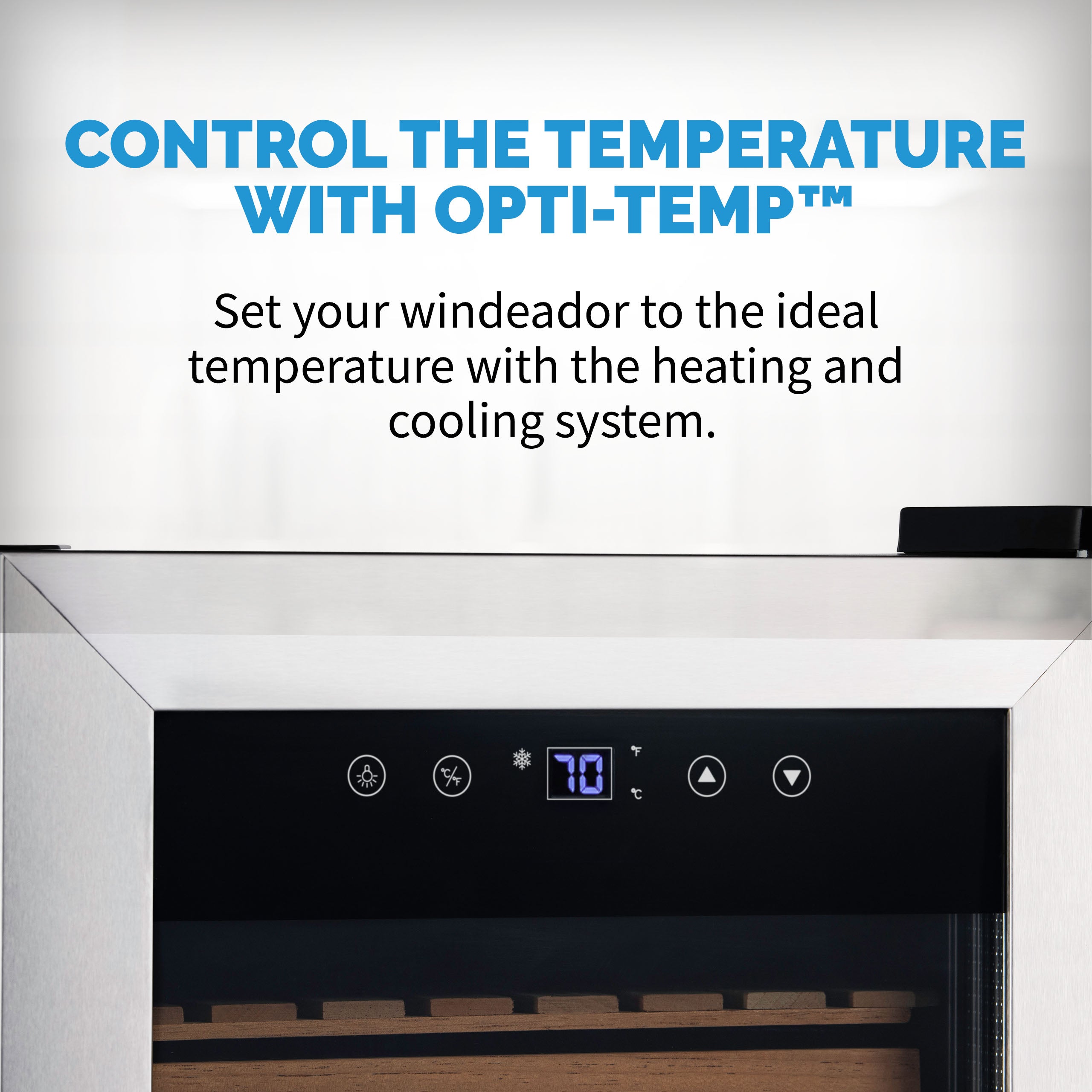 Newair® Electric Cigar Humidor with Opti Temp™ Technology - 250 Cigar Capacity | Perfect for Home, Office & Cigar Lounge Storage