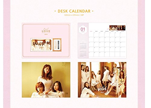 TWICE 2018 Season's Greetings Package Box with Desk Calendar, Stand Calendar, Diary, Photo Cards, Stickers & Making DVD | K-Pop Merchandise Collectors Set | Perfect for Fans, Gift Giving & Display