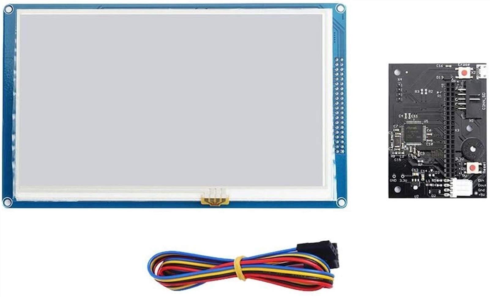 7.0 Inch Full-Color Touch Screen Display 800×480P for 3D CNC Printer - High Resolution Control Panel for 3D Printing, CNC Machining & DIY Projects