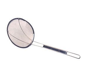 Winco MSS-6 6-Inch Stainless Steel Fine Mesh Strainer - Perfect for Sifting Flour, Draining Pasta & Washing Vegetables in Professional Kitchens & Home Cooking