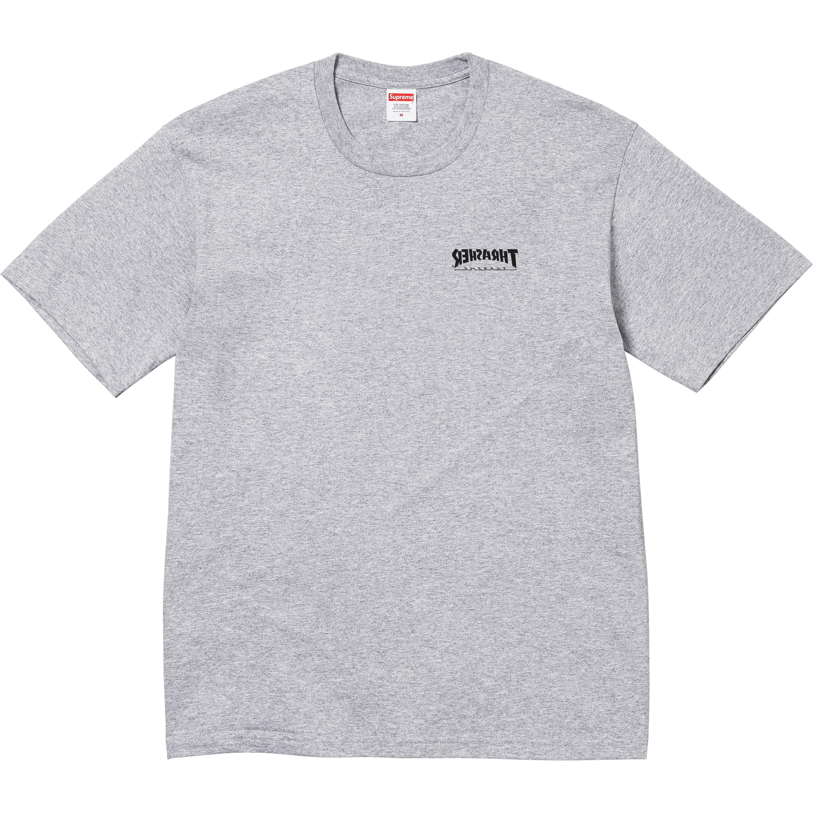 SUPREME 24FW THRASHER CROSS TEE Men's Graphic T-Shirt - Streetwear Fashion for Skateboarding & Urban Style