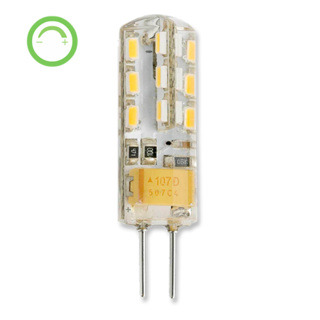 1.5W G4 Bi-Pin LED Bulb - Daylight White 5000K - Dimmable 12V AC/DC - Perfect for Under Cabinet Lighting, RV, Marine & Landscape Lighting