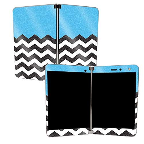 Baby Blue Chevron