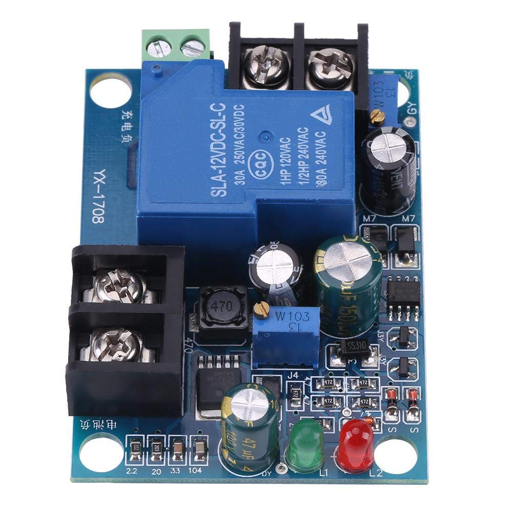 Asixx 30A 12V Automatic Battery Charger Controller with Protection Module - Perfect for Solar Panels, RVs, Boats & Off-Grid Power Systems