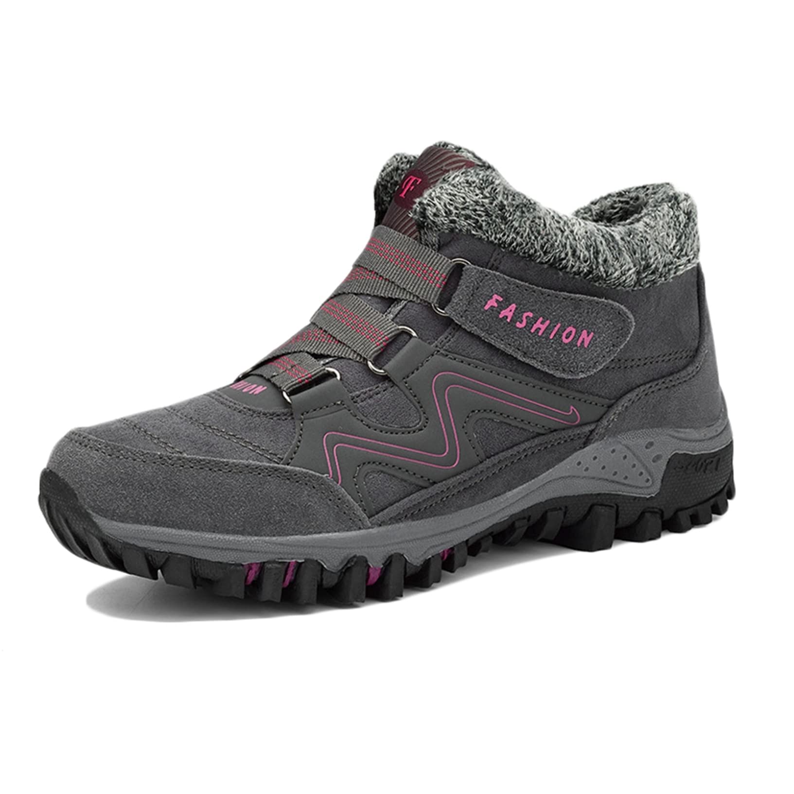 Women's Winter Snow Boots - Windproof Warm Velvet Ankle Boots with Anti-Slip Sole for Walking, Travel & Casual Wear - Perfect for Snowy Days, Outdoor Adventures & Daily Commute