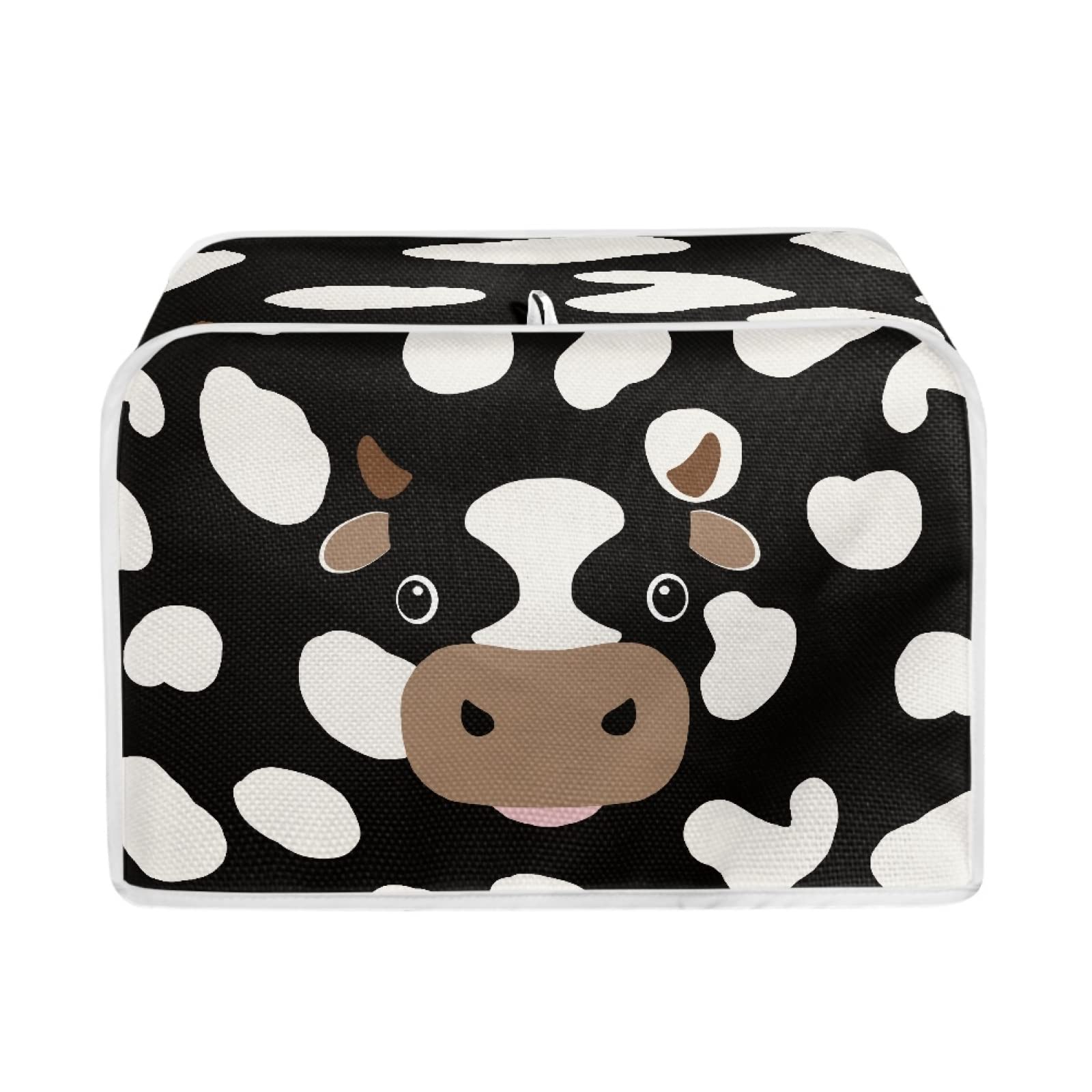 Washable Horse & Cow Pattern 2-Slice Toaster Cover - Durable Kitchen Appliance Protector for Toasters & Bread Makers | Perfect for Country Style Kitchens & Farmhouse Decor
