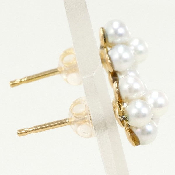 18K Yellow Gold Pearl Earrings for Women - Elegant & Timeless Jewelry Gift for Weddings, Parties & Special Occasions
