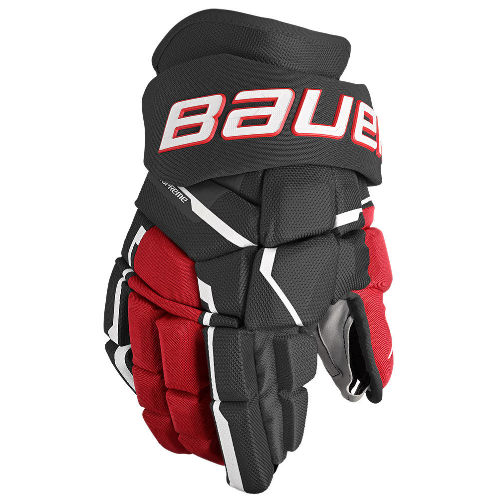 Bauer Supreme Mach Intermediate Ice Hockey Gloves - Youth & Adult Protective Gear for Hockey Players - Perfect for Games, Practice & Training Sessions