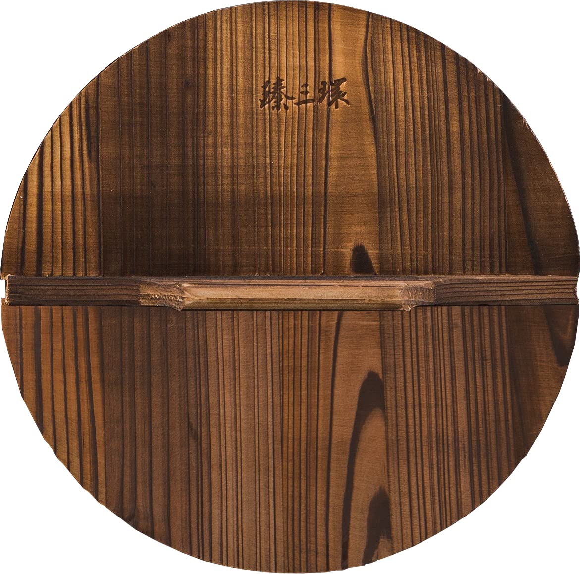 Natural Wooden Wok Lid - 15 Inch Handcrafted Pot Cover - Lightweight Kitchen Accessory for Stir Fry, Steaming & Healthy Cooking - ZhenSanHuan Premium Wooden Cookware