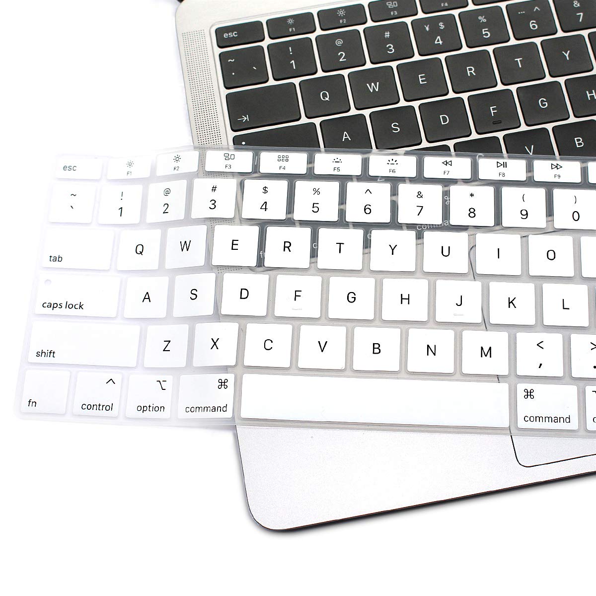 Se7enline MacBook Air 13 Inch Keyboard Cover - Soft Silicone Skin Protector for Mac Air 13