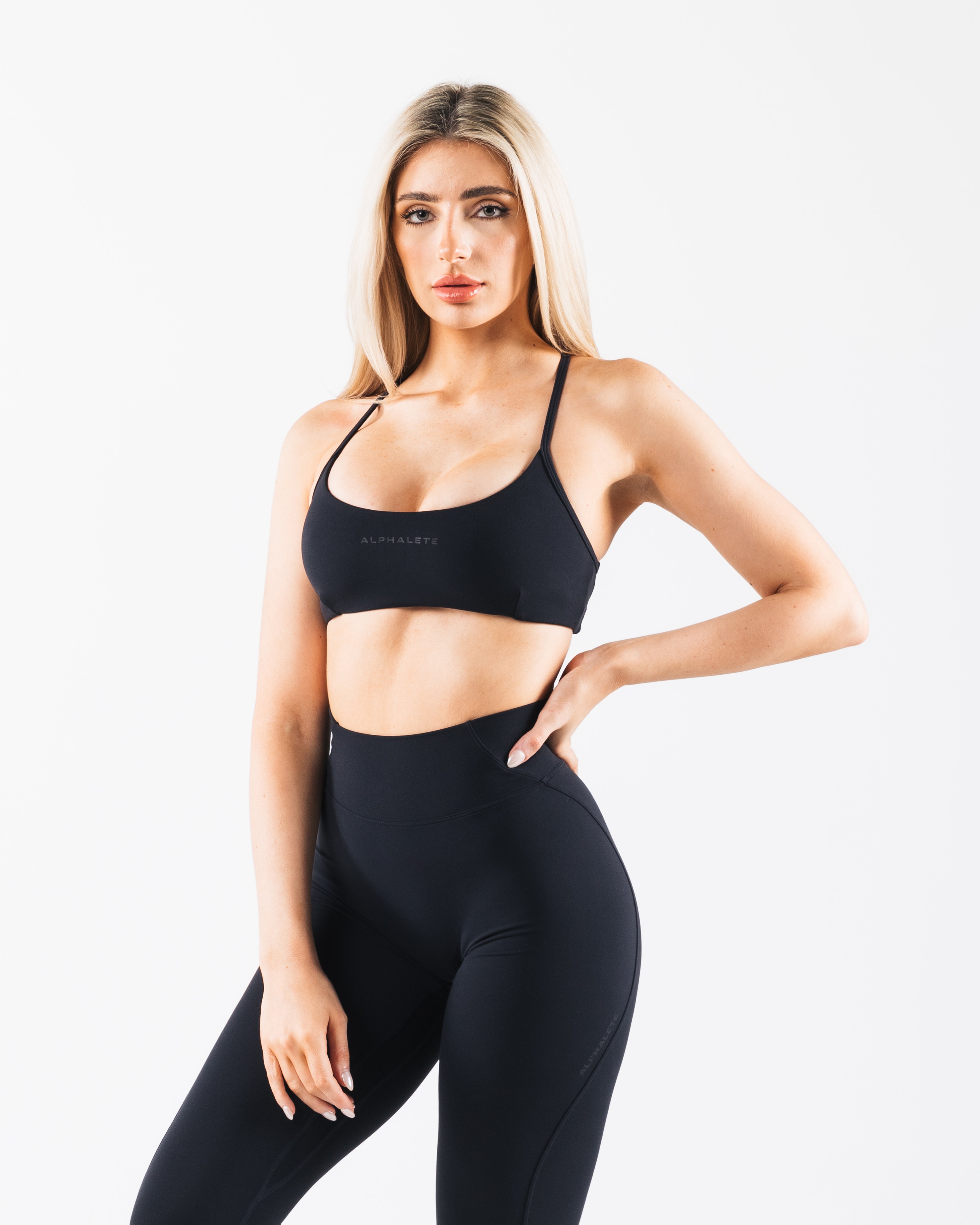 Aura 3 Strap Bra for Women - Comfortable Adjustable Support Underwear - Perfect for Yoga, Workout & Everyday Wear - Black