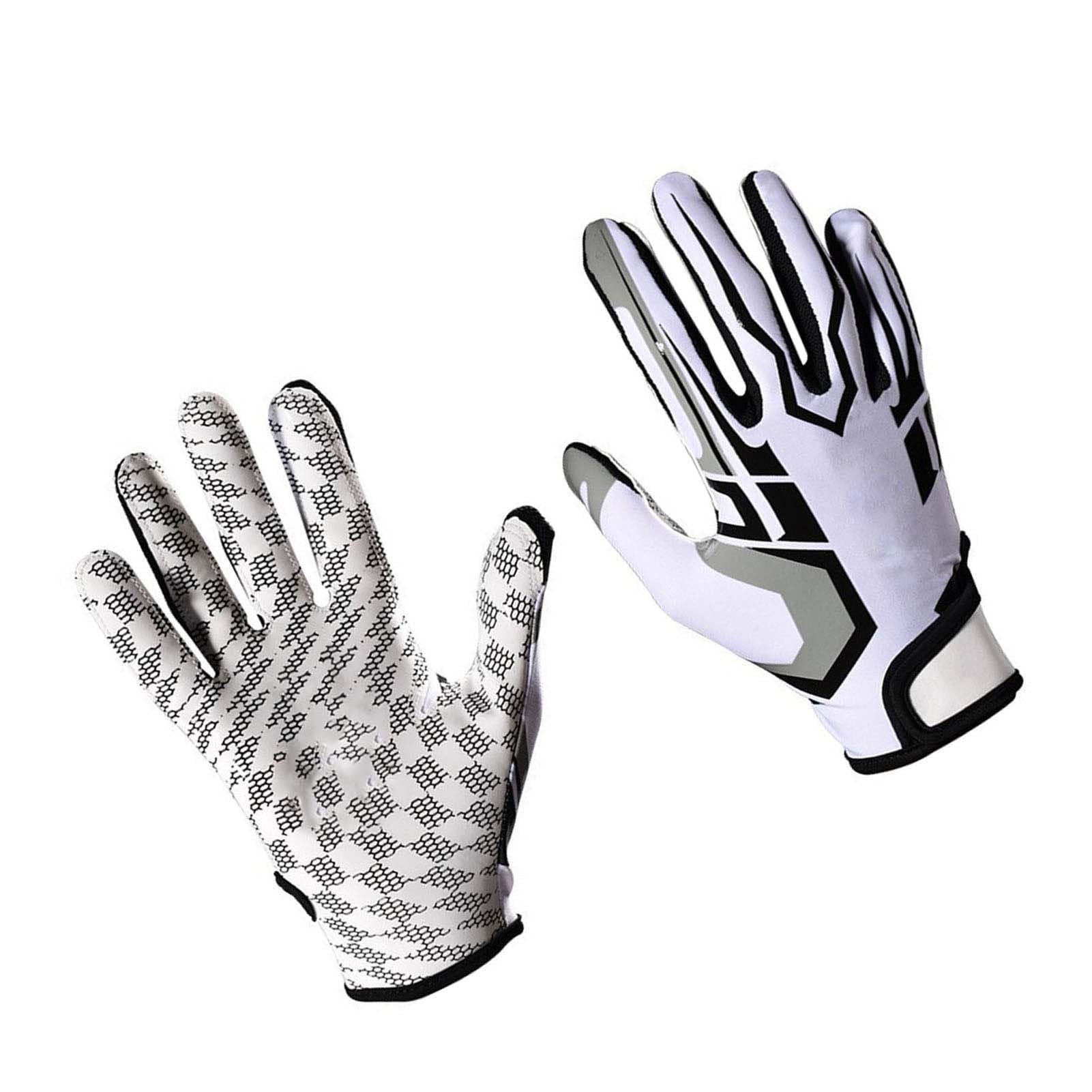 Best Football Receiver Gloves for Men - Grip-Enhancing Touch Gloves for Football, Rugby & Training (Size L) - Perfect for Game Day, Practice & Outdoor Sports