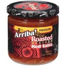 Arriba Medium Red Salsa - Authentic Mexican Hot Sauce for Tacos, Burritos & Chips - Perfect for Parties, Dips & Mexican Cuisine