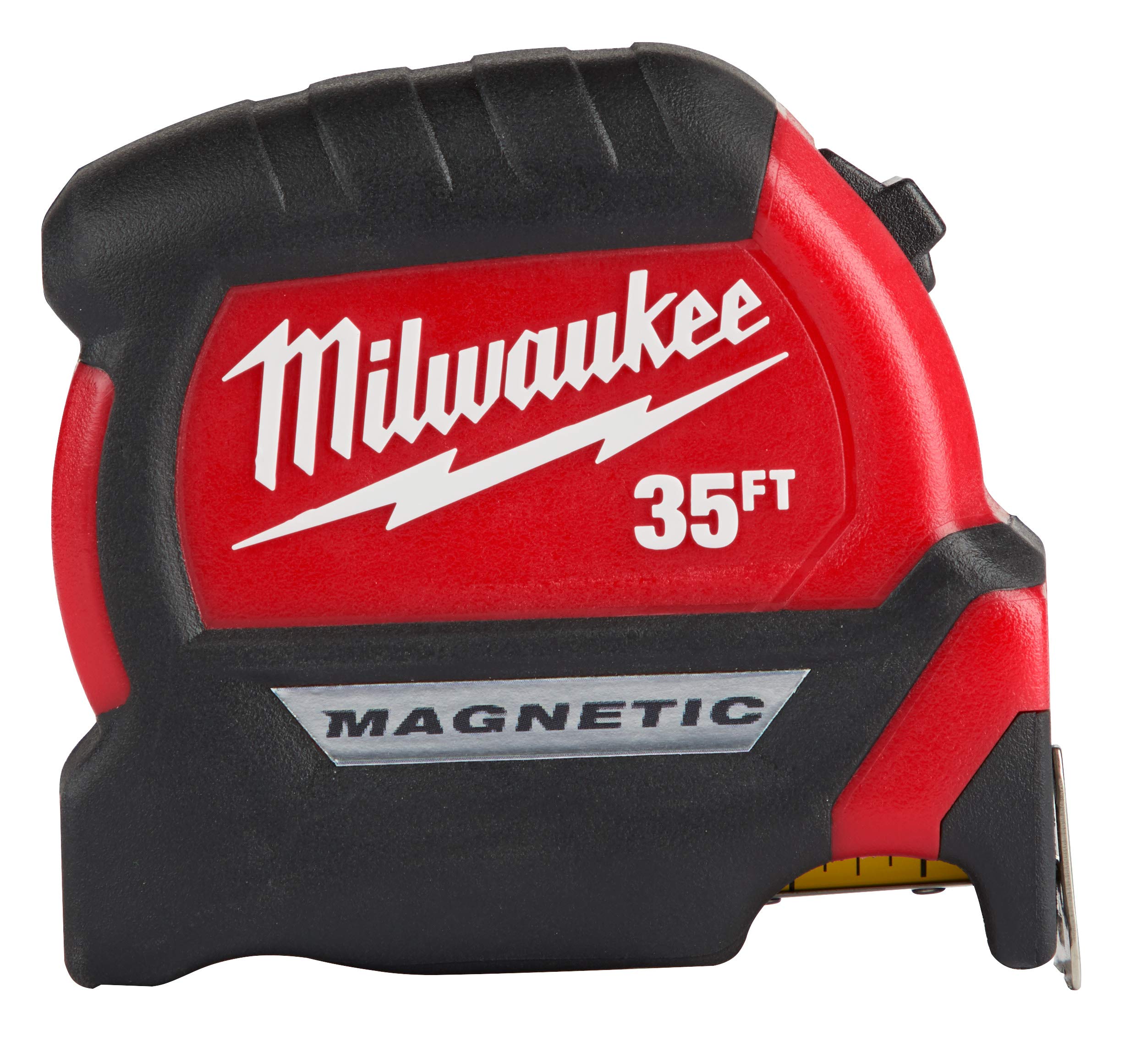 Milwaukee 48-22-0135 35Ft Magnetic Tape Measure - Heavy Duty Retractable Measuring Tool for Construction, Carpentry & DIY Projects | Perfect for Builders, Contractors & Home Improvement