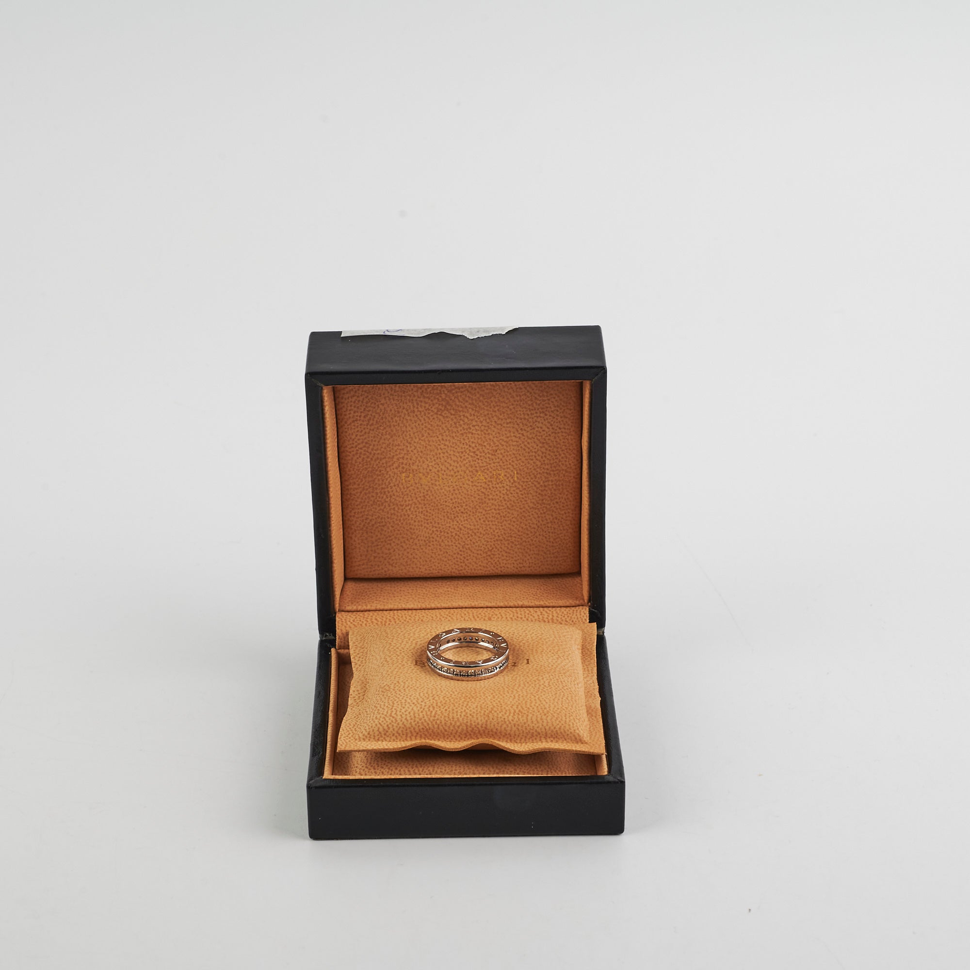 Bvlgari B.Zero1 Diamond Ring in 18K White Gold - Size 52 (US 6) for Women | Luxury Wedding, Engagement & Anniversary Jewelry Gift