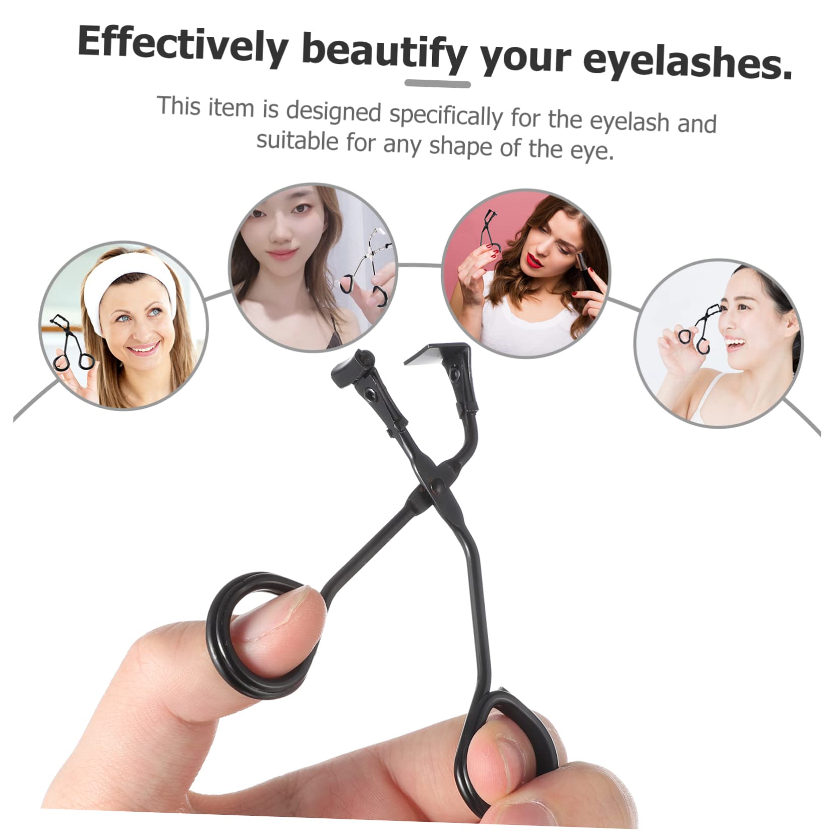 Beautifu Long Lasting Eyelash Curler Set - 3 Eyelash Curlers with 6 Replacement Pads - Professional Makeup Tool for Perfect Curled Lashes - Great for Daily Makeup, Bridal Looks & Special Occasions