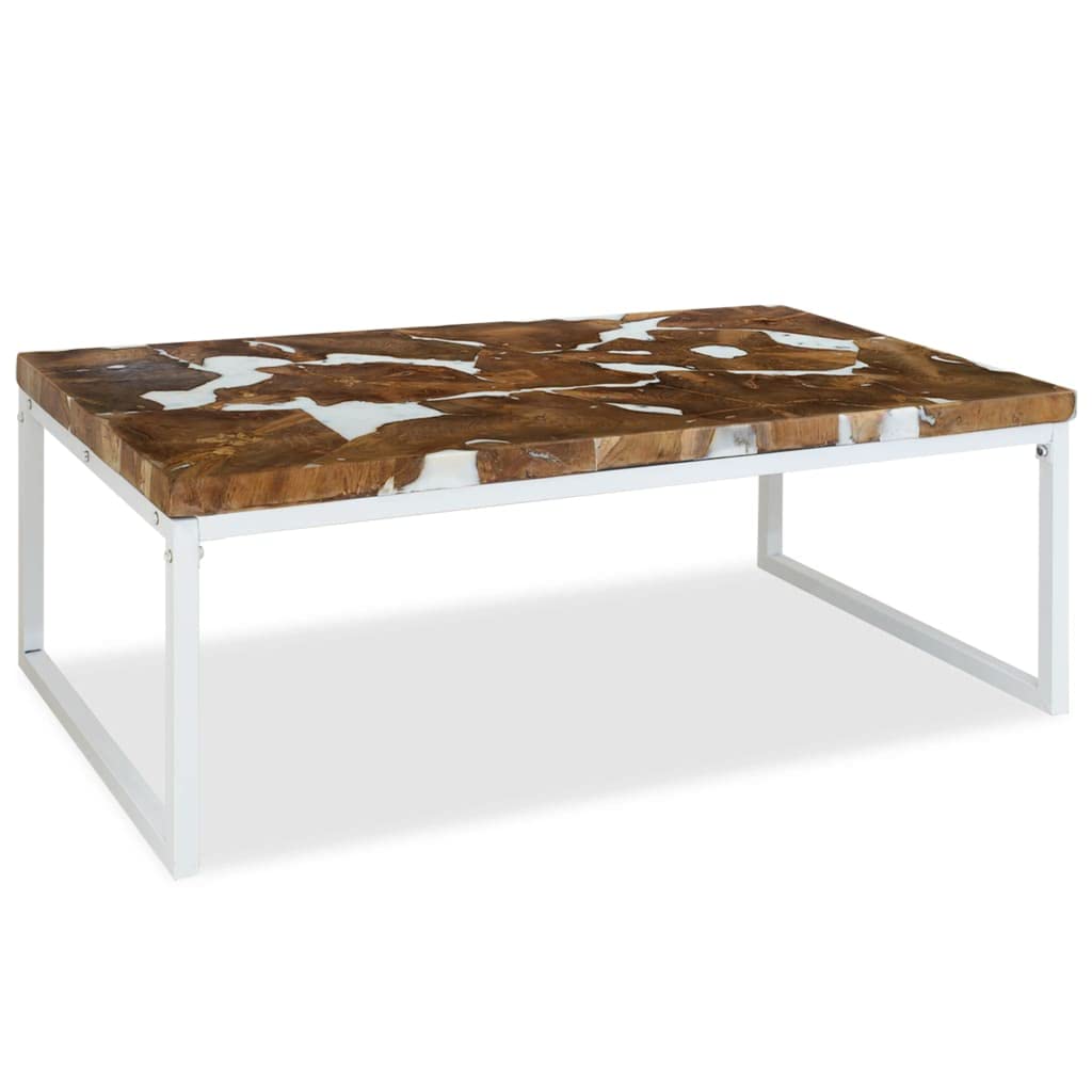 CHARMMA Teak Resin Coffee Table 43.3