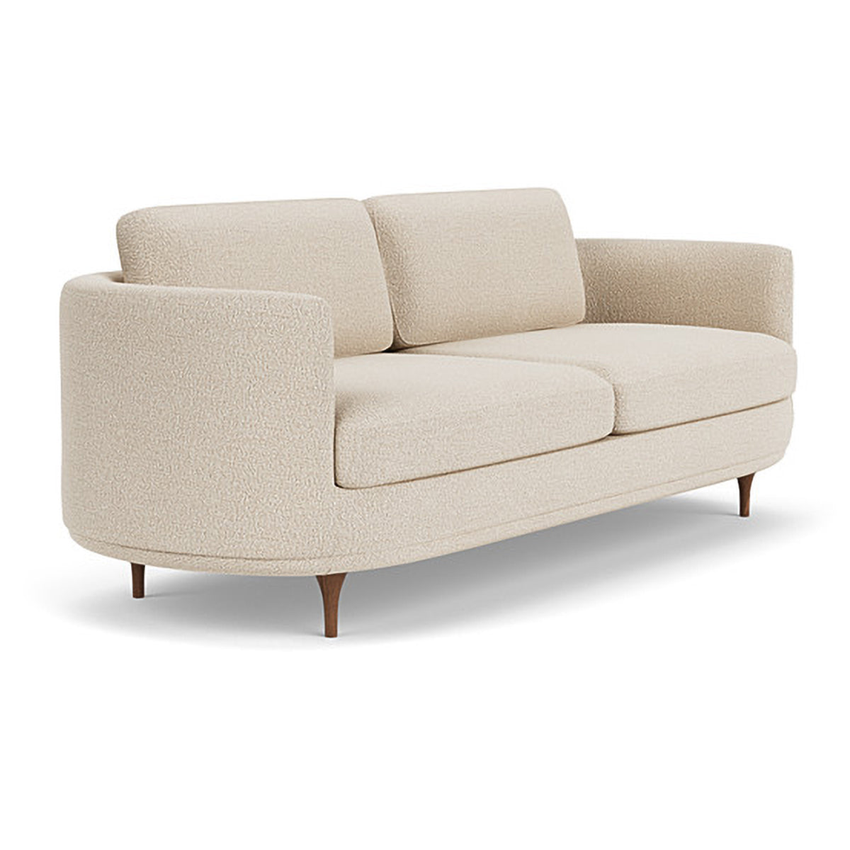 Elinor Boucle 3-Seater Sofa - Modern Upholstered Couch for Living Room, Lounge & Office - Soft Chenille Fabric Sectional Sofa with Comfortable Cushions