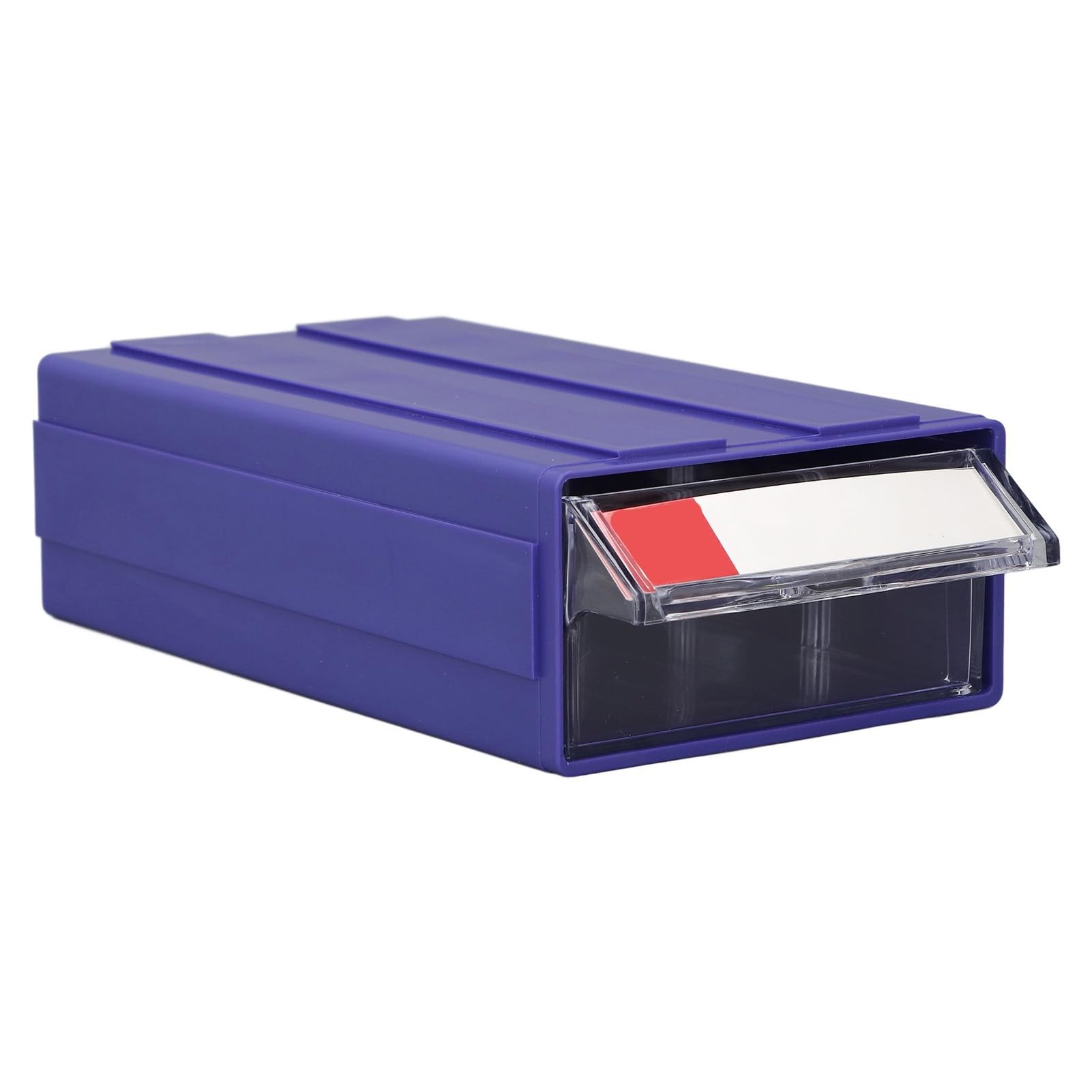 Modular Plastic Storage Box Drawer Organizer 180x95x50mm - Blue Office Supplies for Components, Crafts & Stationery | Durable Construction, Multi-Purpose Use | Perfect for Desk Organization, DIY Projects & Home Office Storage