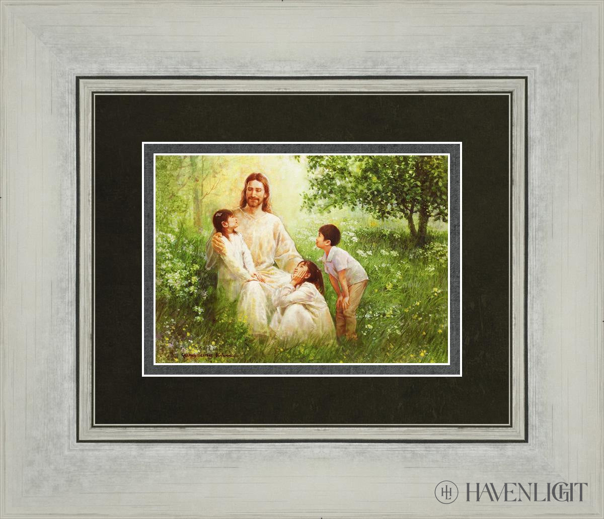 Come Unto Me By Yongsung Kim - Inspirational Christian Wall Art for Home & Church Decor - Perfect for Living Room, Bedroom, Office Prayer Space