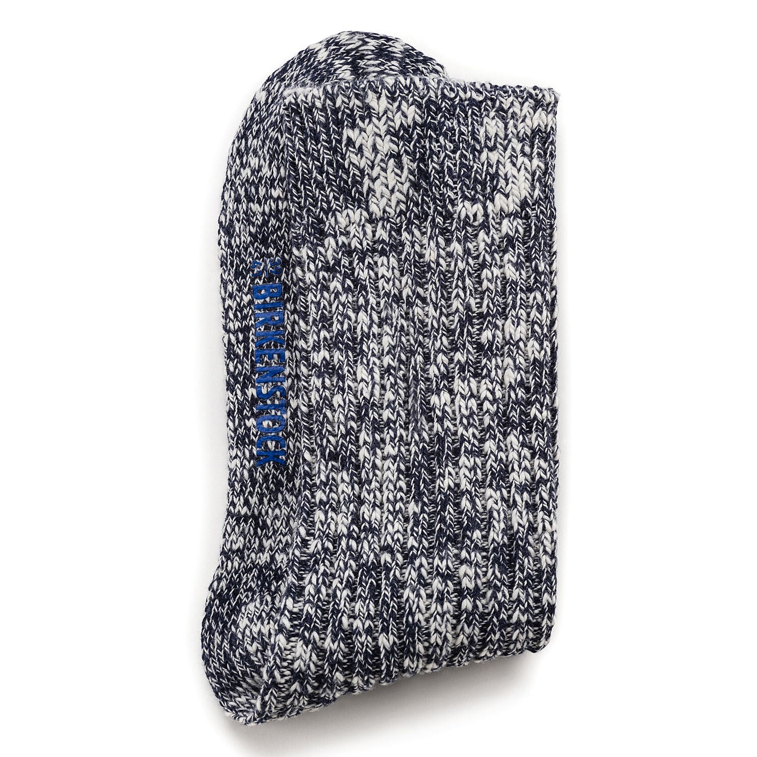 Birkenstock Women's Cotton Slub Elastane Socks - Blue & White Striped Comfort Socks for Sandals | Perfect for Casual Wear, Home Relaxation & Travel