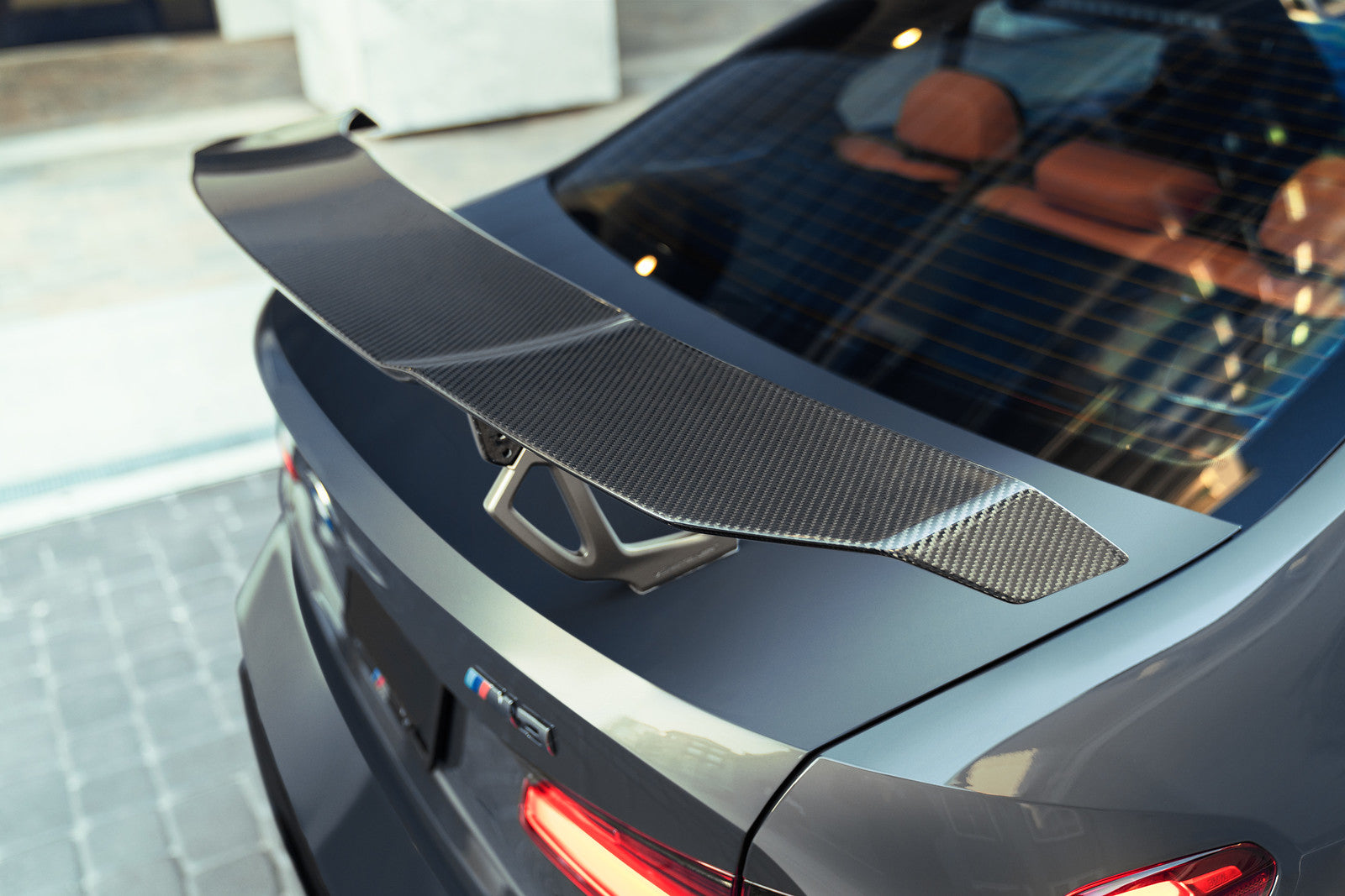 BMW G80 M3 VRS Carbon Fiber Aero VFF 107 Front Lip Spoiler - High Performance Carbon Graphite Finish for Track & Street Racing