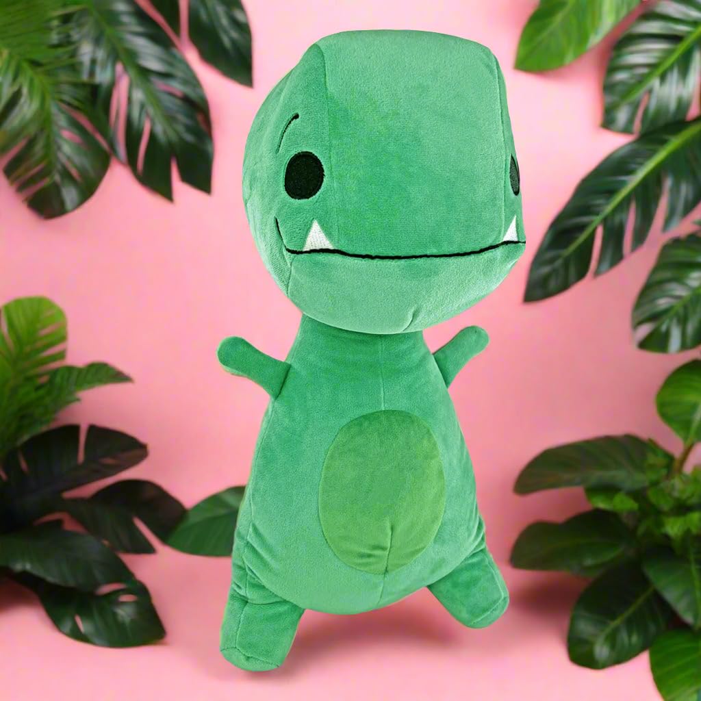 MerryMakers Tiny T. Rex Plush Dinosaur Toy - 8.5 Inch Soft Stuffed Animal for Kids | Perfect for Birthday Gifts, Bedtime Companions & Dinosaur Lovers