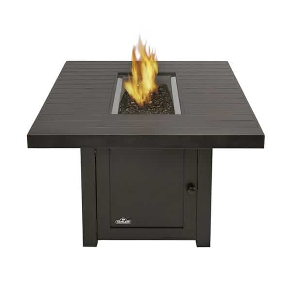 Napoleon St. Tropez Rectangle Patio Flame Table - Outdoor Fire Pit Table for Backyard, Deck, Garden & Poolside Gatherings
