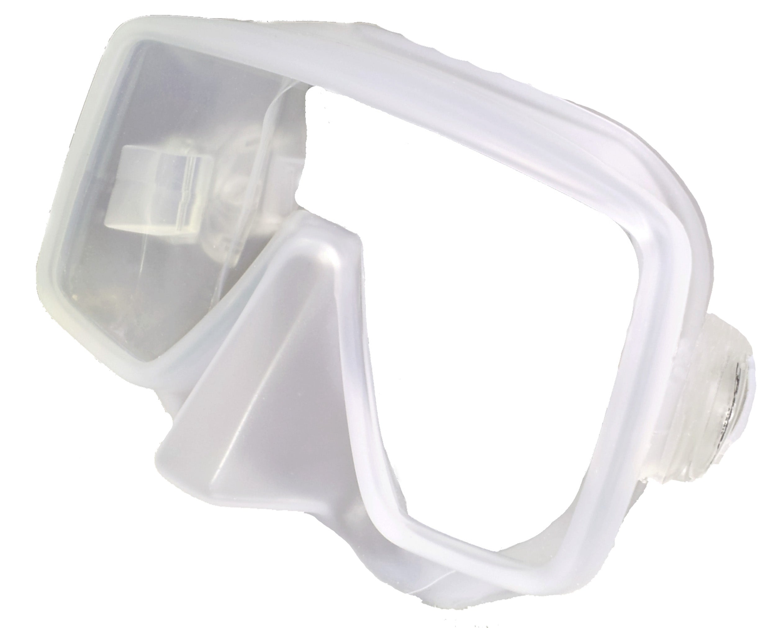 Beaver Atomic Frameless Dive Mask - Clear Silicone Snorkeling Scuba Mask for Adults - Perfect for Underwater Exploration, Swimming & Snorkeling Adventures