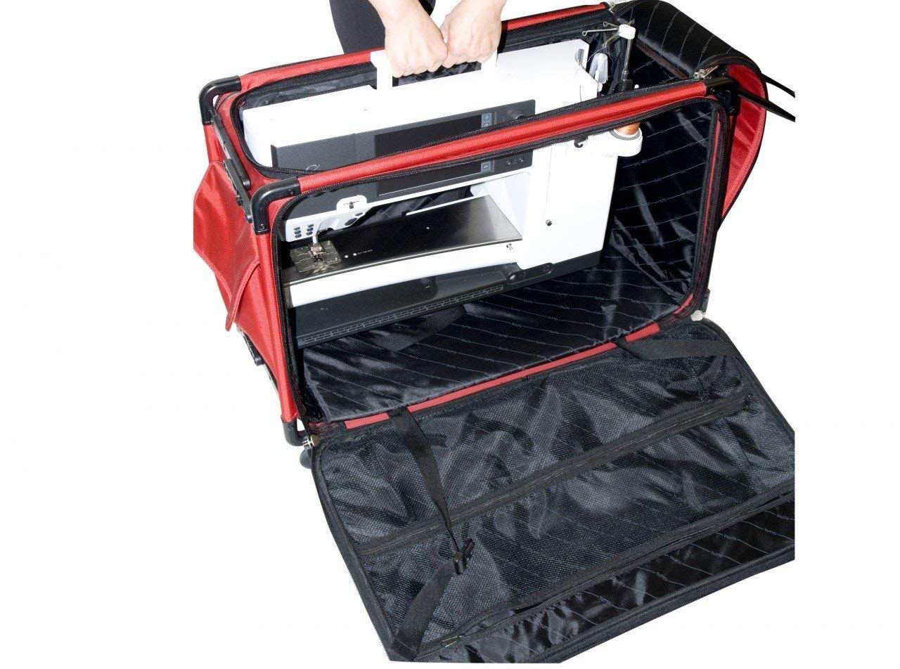 Tutto Machine On Wheels - 24-Inch Red Rolling Utility Cart for Kitchen, Office, or Garage Organization | Heavy-Duty Mobile Storage Solution