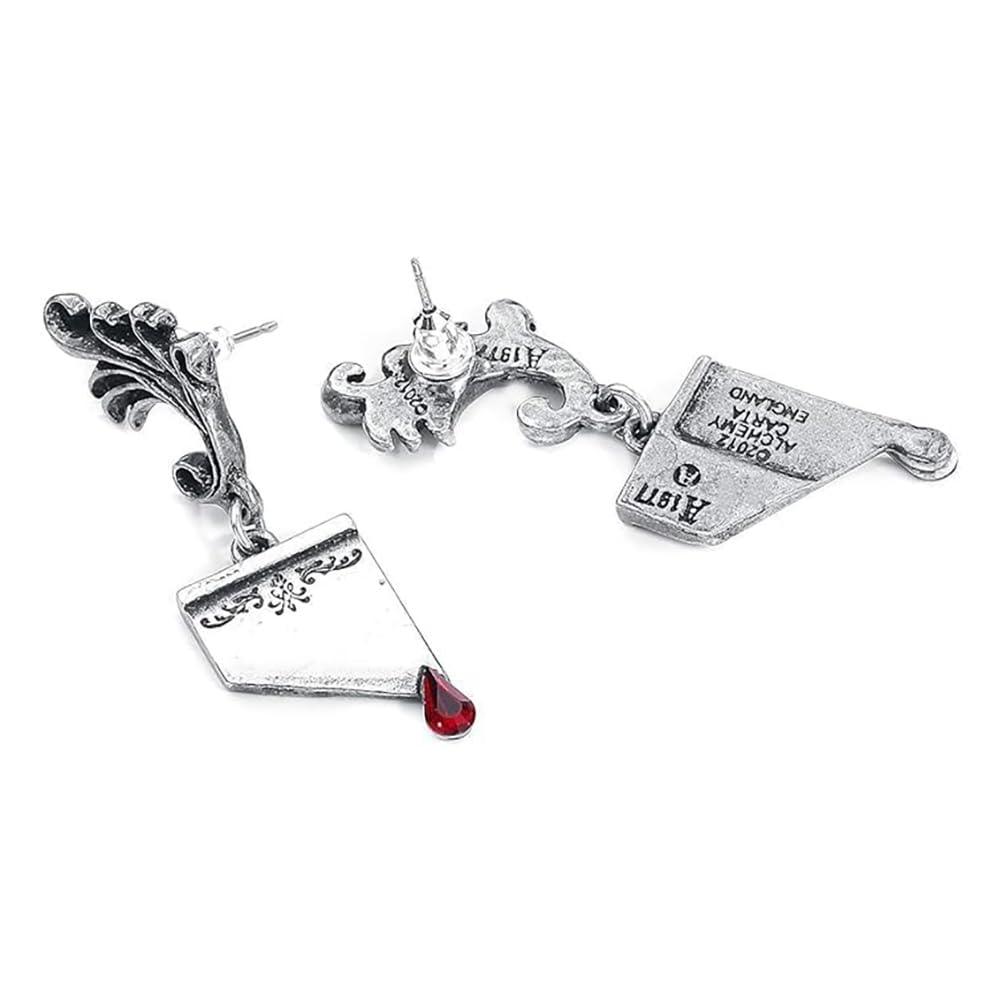 Alchemy Gothic Marie Antoinette Earrings - Gothic Jewelry from England - Perfect for Victorian Costumes, Steampunk Fashion & Historical Reenactments