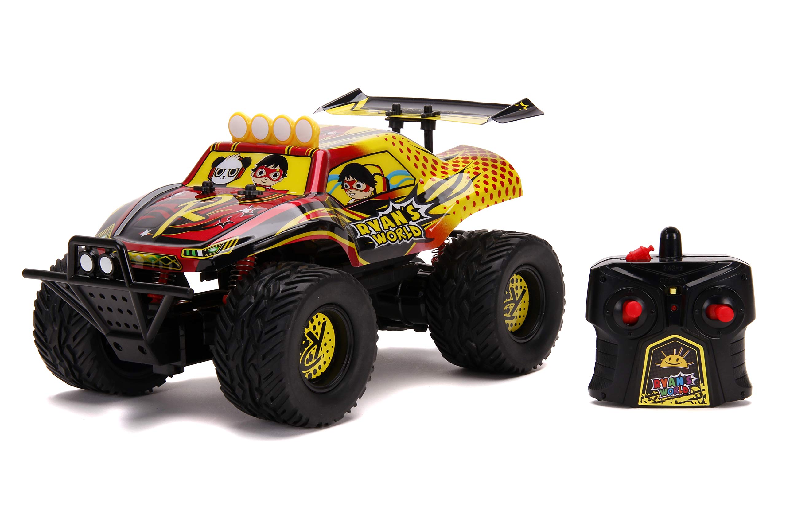 Jada Toys Ryan's World 1:14 Scale Remote Control Buggy RC Car - Off-Road Adventure Vehicle for Kids Outdoor Play & Birthday Gifts