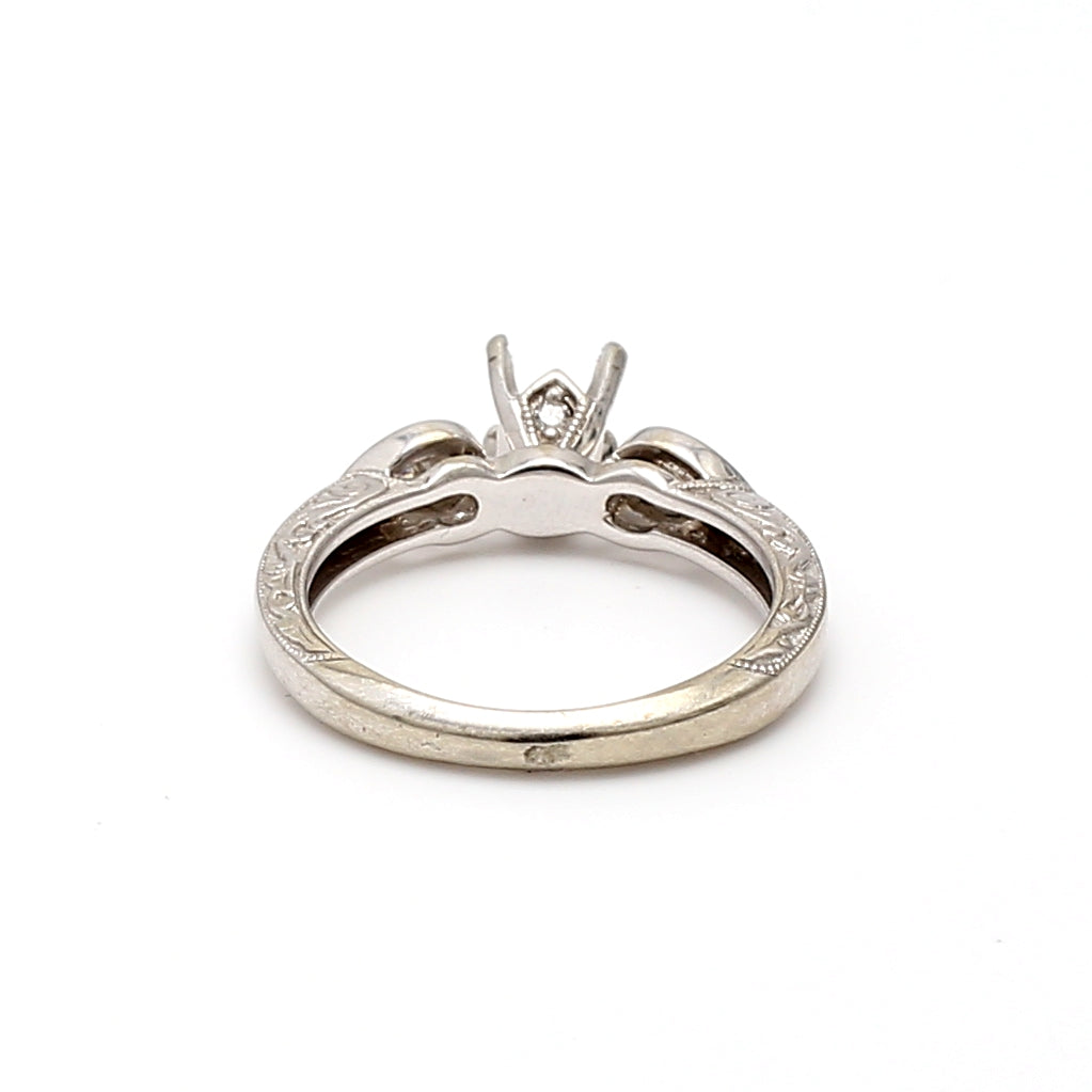 0.20 Carat Pear Shape I VS2 Diamond Engagement Ring in 14K White Gold - Perfect for Bridal Jewelry, Wedding Bands & Anniversary Gifts